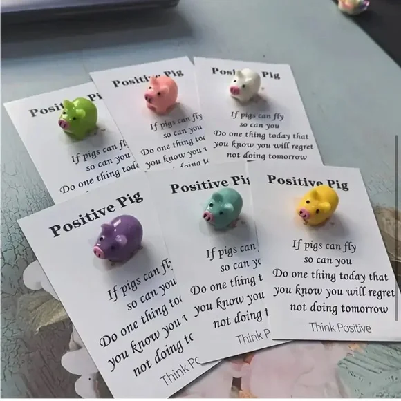 Positive Pig Cards - Picture 1 of 3